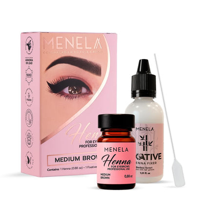 Menela front packaging showing kit and benefits for easy identification