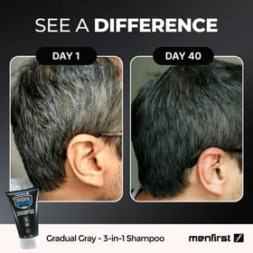 MENFIRST shampoo lather texture close-up demonstrating gentle foaming benefit