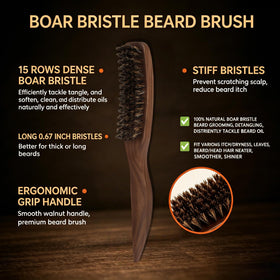 MenGate brush held in hand showing size and balanced control during styling