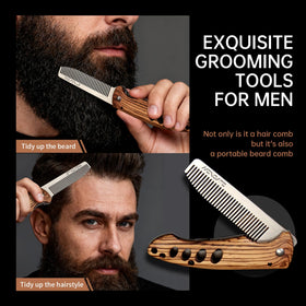 MenGate comb fully open displays full length for precise styling