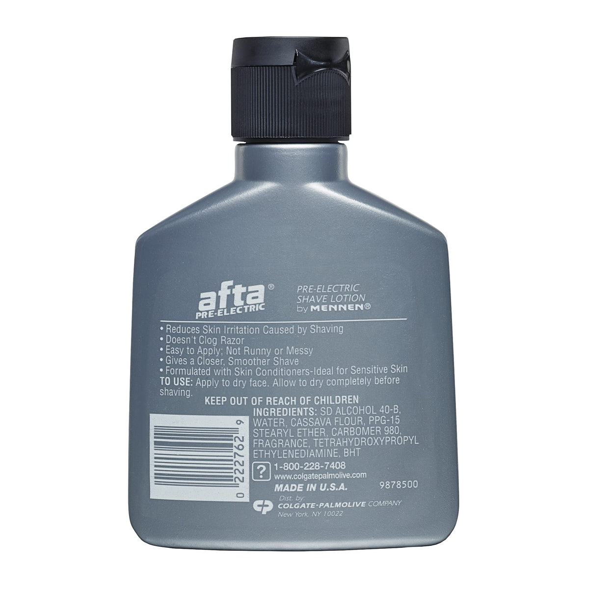 Mennen Afta pouring texture close-up highlights conditioning formula for smoother shaves