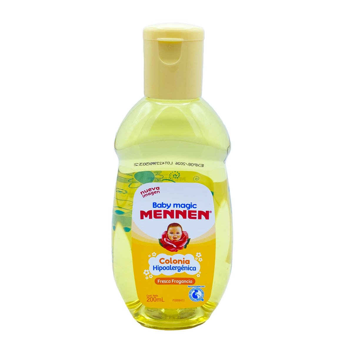 MENNEN Baby Magic front bottle view showing label and volume benefit