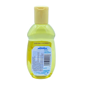Mennen Baby Magic gentle liquid close-up showing clear texture and easy application benefit