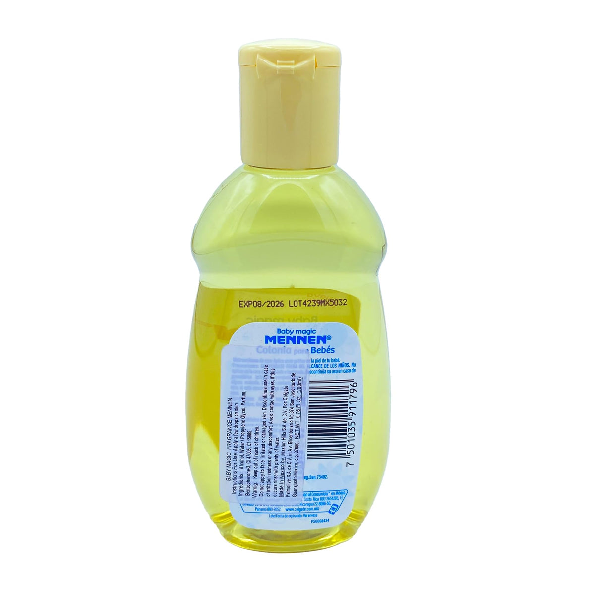 MENNEN Baby Magic close-up of liquid texture highlighting quick-dry benefit