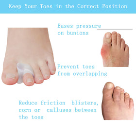 MENOCADY single-loop fitted on second toe showing secure fit benefit