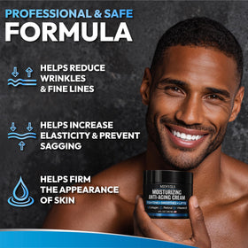 Menvils after-shave use on beard area calming irritation and restoring moisture