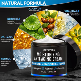 Menvils applying moisturizer to hand demonstrating smooth spreadability and nourishment