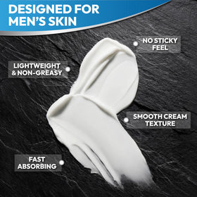 Menvils ingredients label detail showing retinol, collagen and jojoba oil benefits