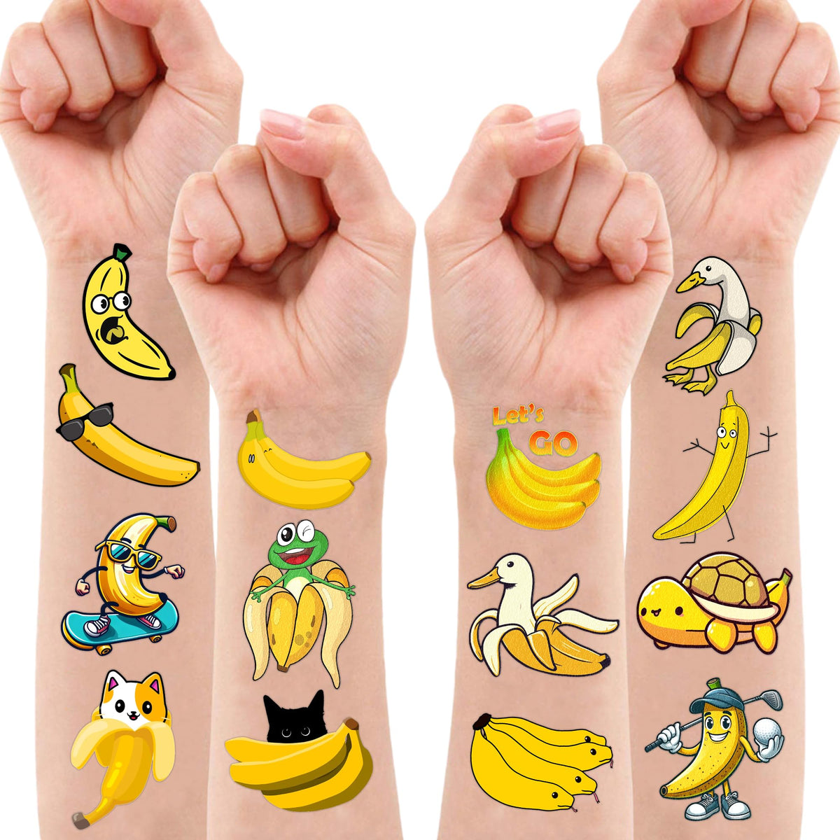 MeoIsDaBest close-up of pre-cut banana sheet highlighting design detail