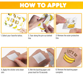 MeoIsDaBest hand holding sheet to show tattoo scale and portability