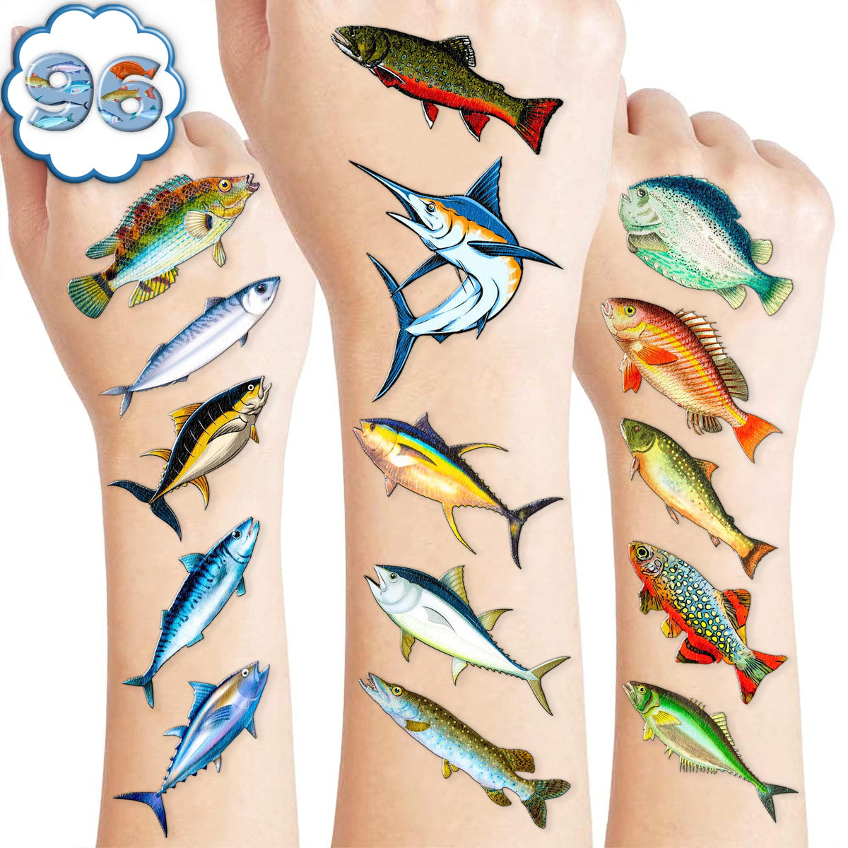 MeoIsDaBest front packaging showing 96 tattoos and colorful designs