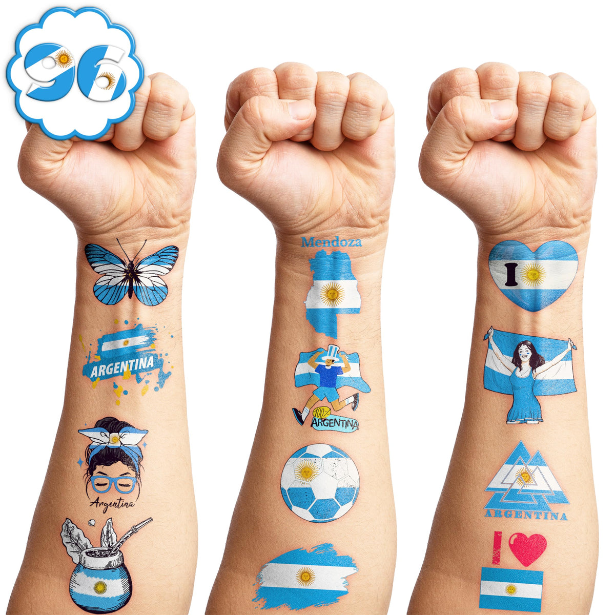 MeoIsDaBest kids at party wearing tattoos to boost team spirit