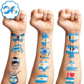 MeoIsDaBest kids at party wearing tattoos to boost team spirit