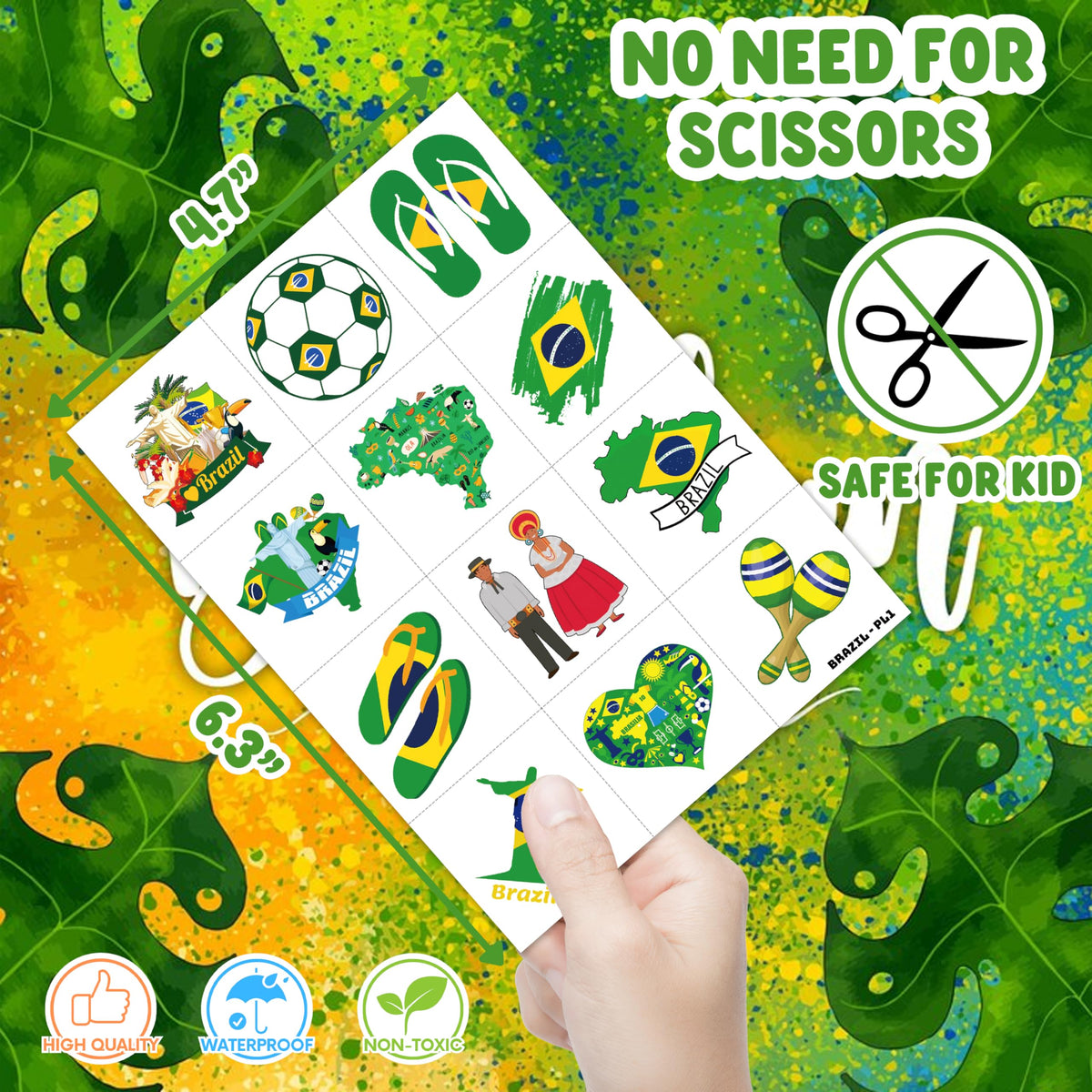 MeoIsDaBest layout of all eight tattoo sheets showing variety and quantity