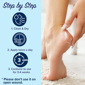 MEOLY used at bedtime under socks for enhanced overnight absorption