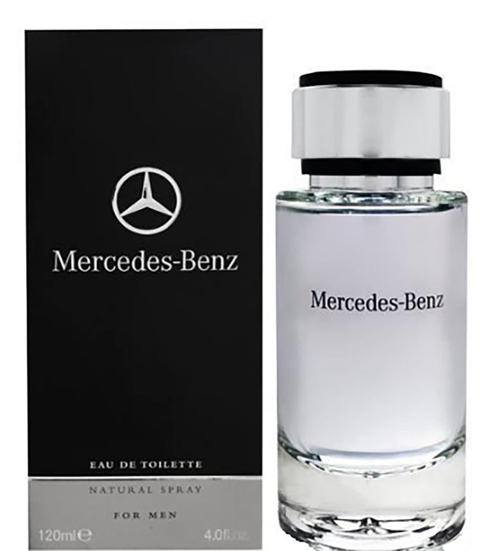 Mercedes Benz front bottle shot showing elegant design and premium appeal