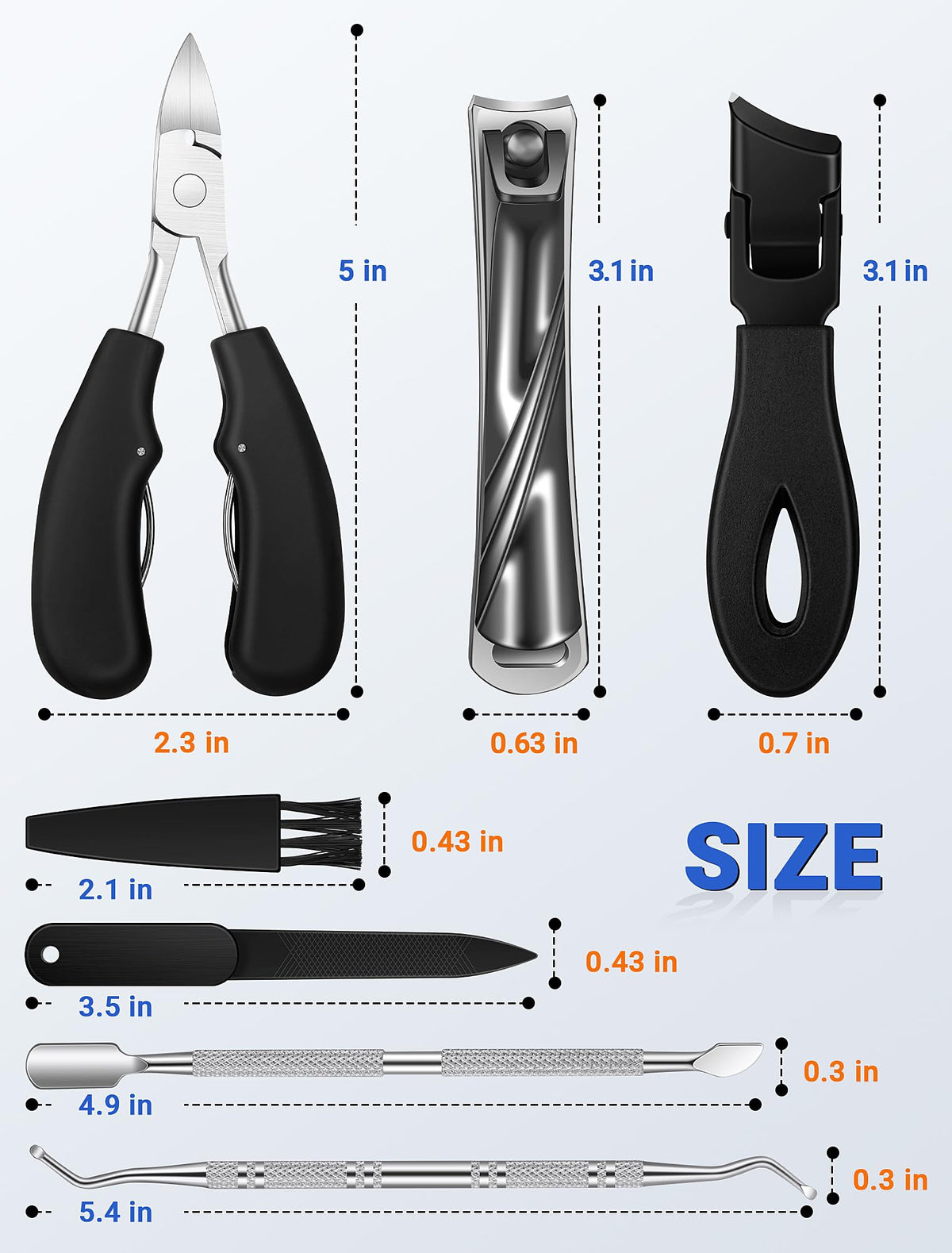 MERDTTES ingrown nail lifter and cuticle pusher displayed for safe nail edge lifting