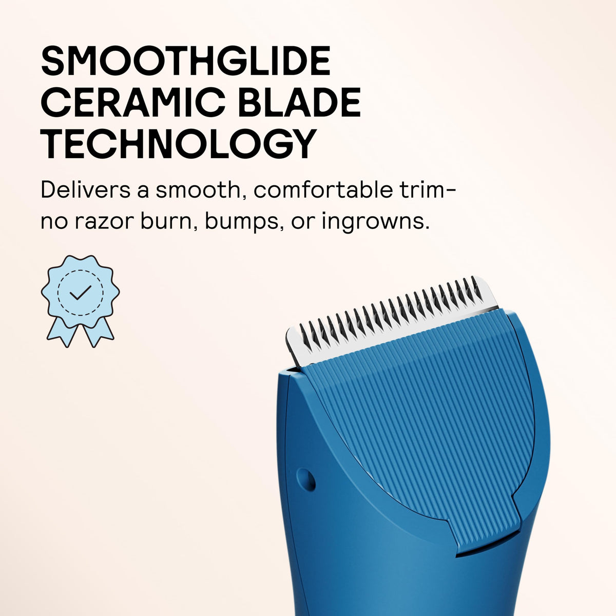 MERIDIAN USB cable plugged into trimmer indicating quick recharge anywhere