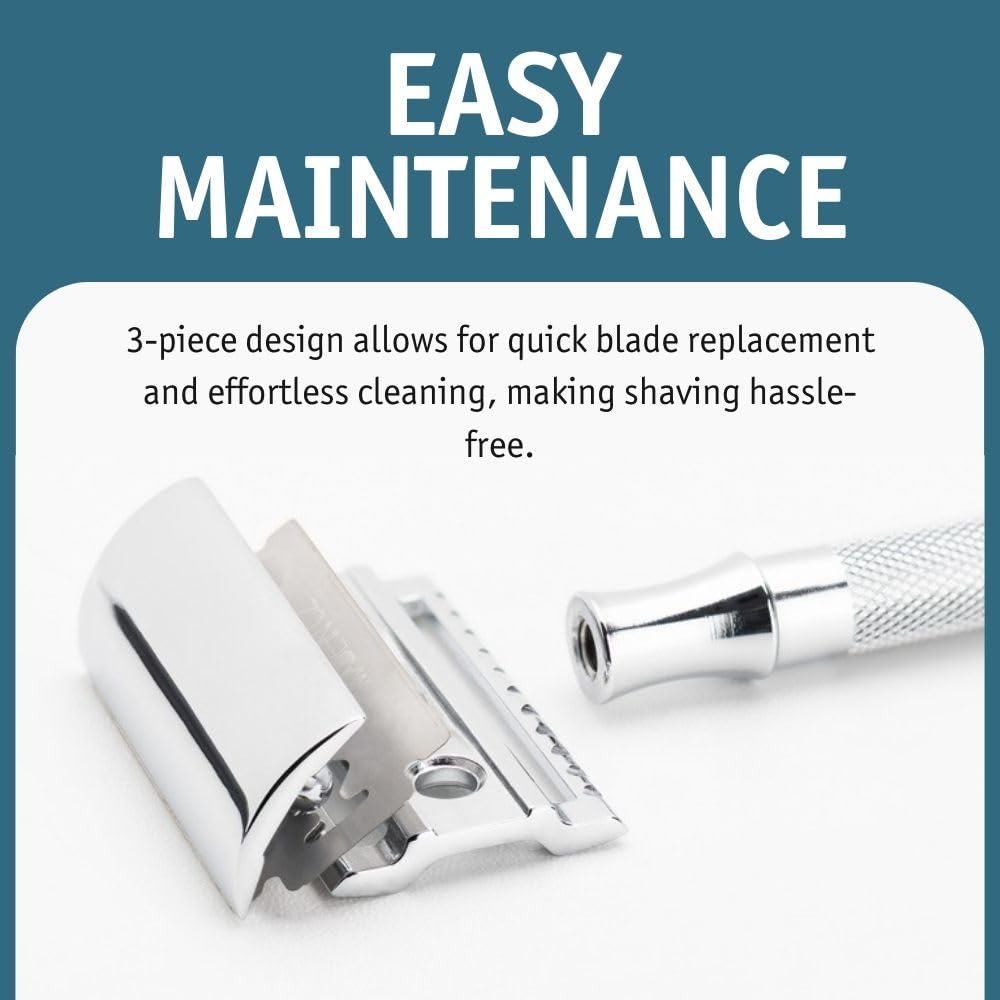 MERKUR 23C closed comb detail reducing nicks and irritation