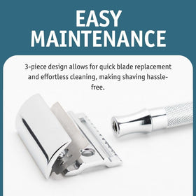 MERKUR 23C closed comb detail reducing nicks and irritation