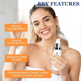 MESANDY applied to forearm demonstrating coverage for body sun spots