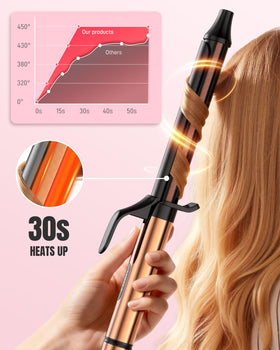 MESCOMB ceramic tourmaline surface close-up for even heat and reduced frizz