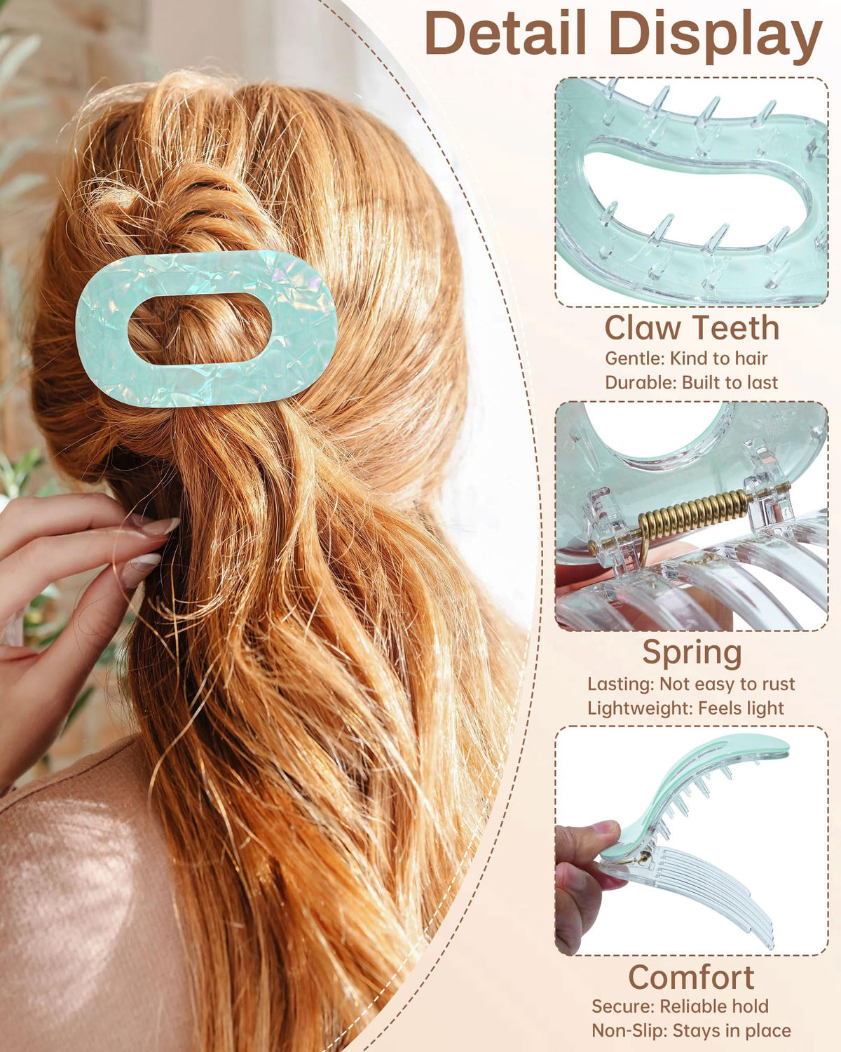 Mesovor clip worn by woman while driving, comfortable and non-slip benefit