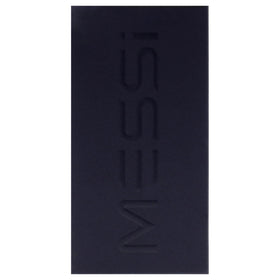 Messi bottle beside a ruler showing 3.4 oz scale and travel convenience