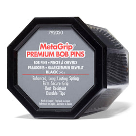 MetaGrip front packaging showing 300-count and black bobby pins for long-lasting hold