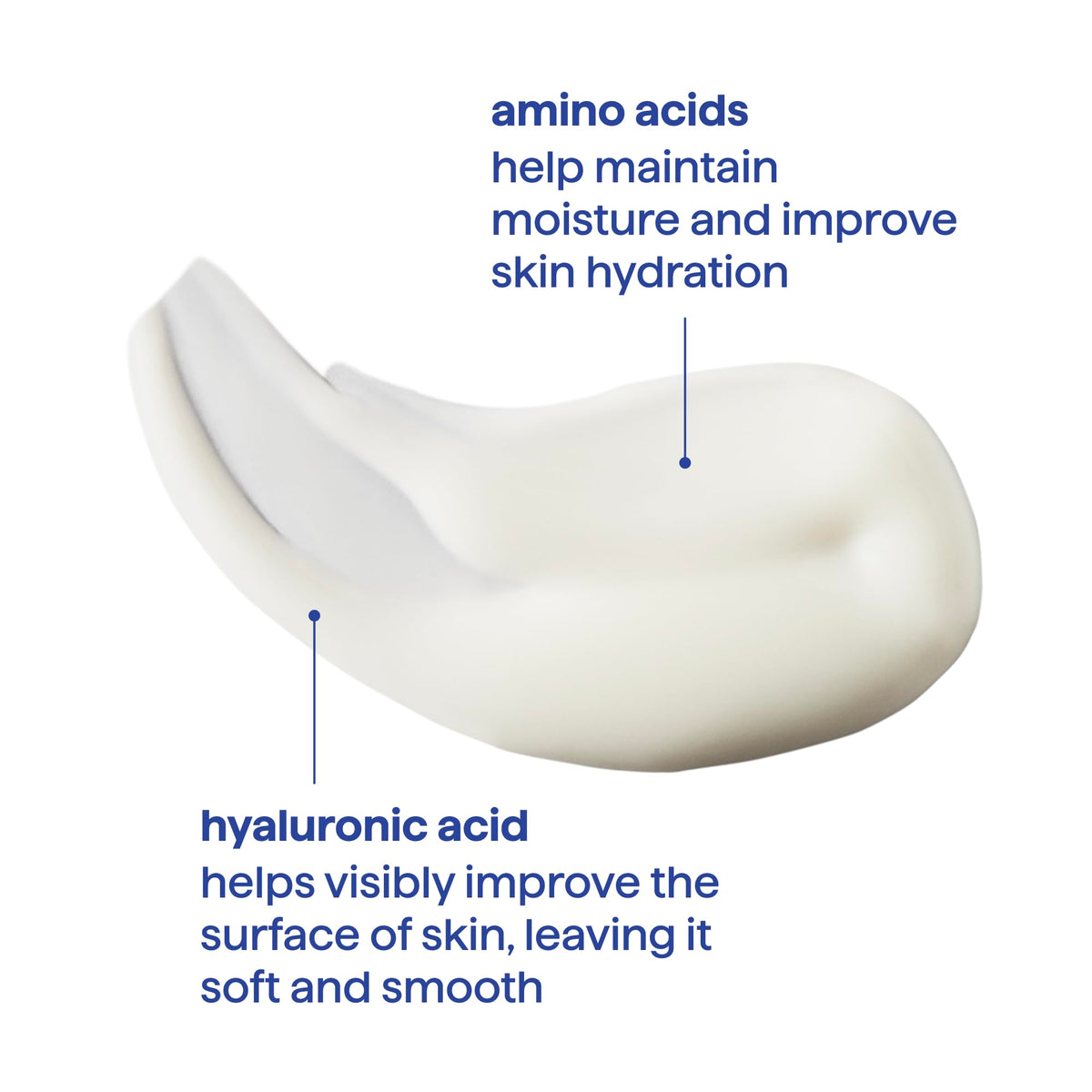 Hand pouring Method body tonic to demonstrate gel consistency and controlled application