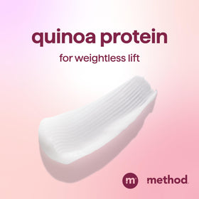 Method bottle back label ingredients view showing formulation transparency and ingredient benefits