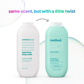 Method ingredients display coconut avocado macadamia with nourishing appeal