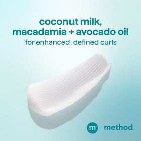 Method creamy co-wash texture close-up showing rich moisturizing formula