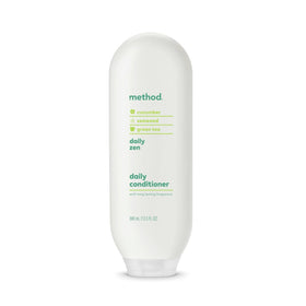 Method shampoo pump detail emphasizing easy dispensing and controlled use