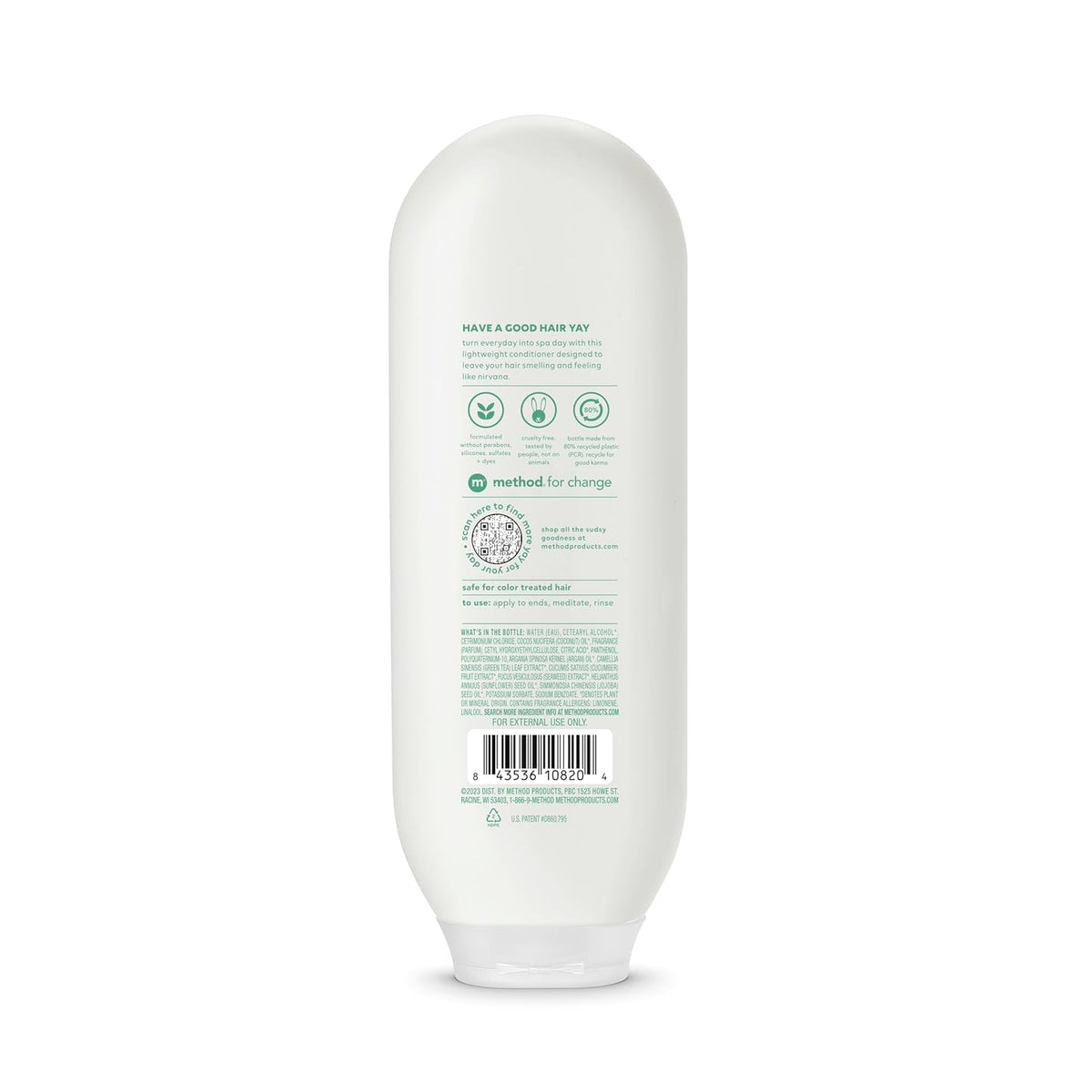 Method shampoo lather texture displaying gentle foam and effective cleansing