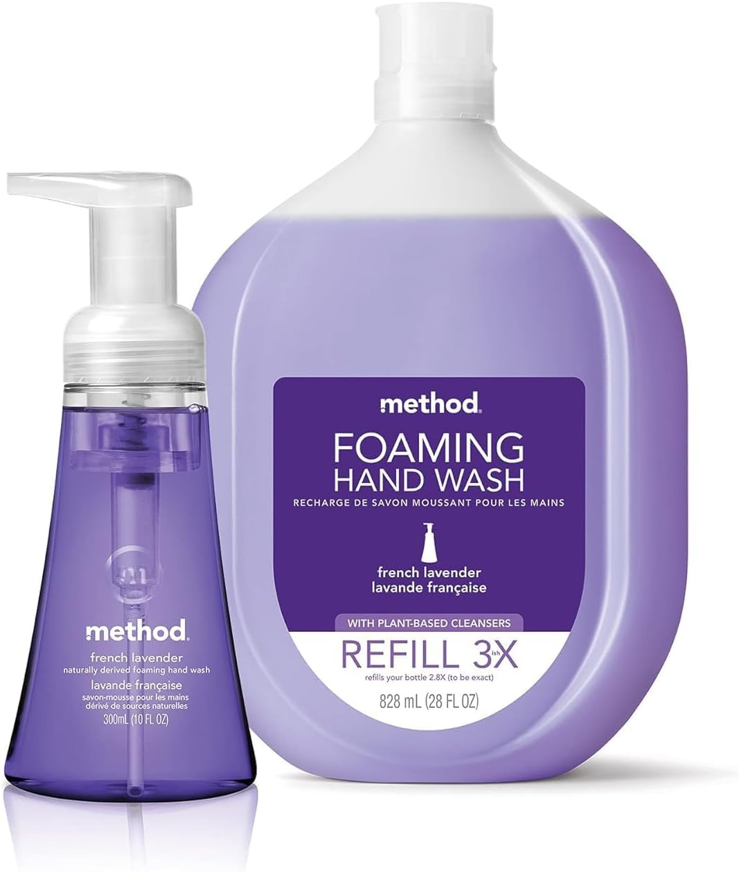 Method recycled plastic bottle label highlighting eco packaging benefits