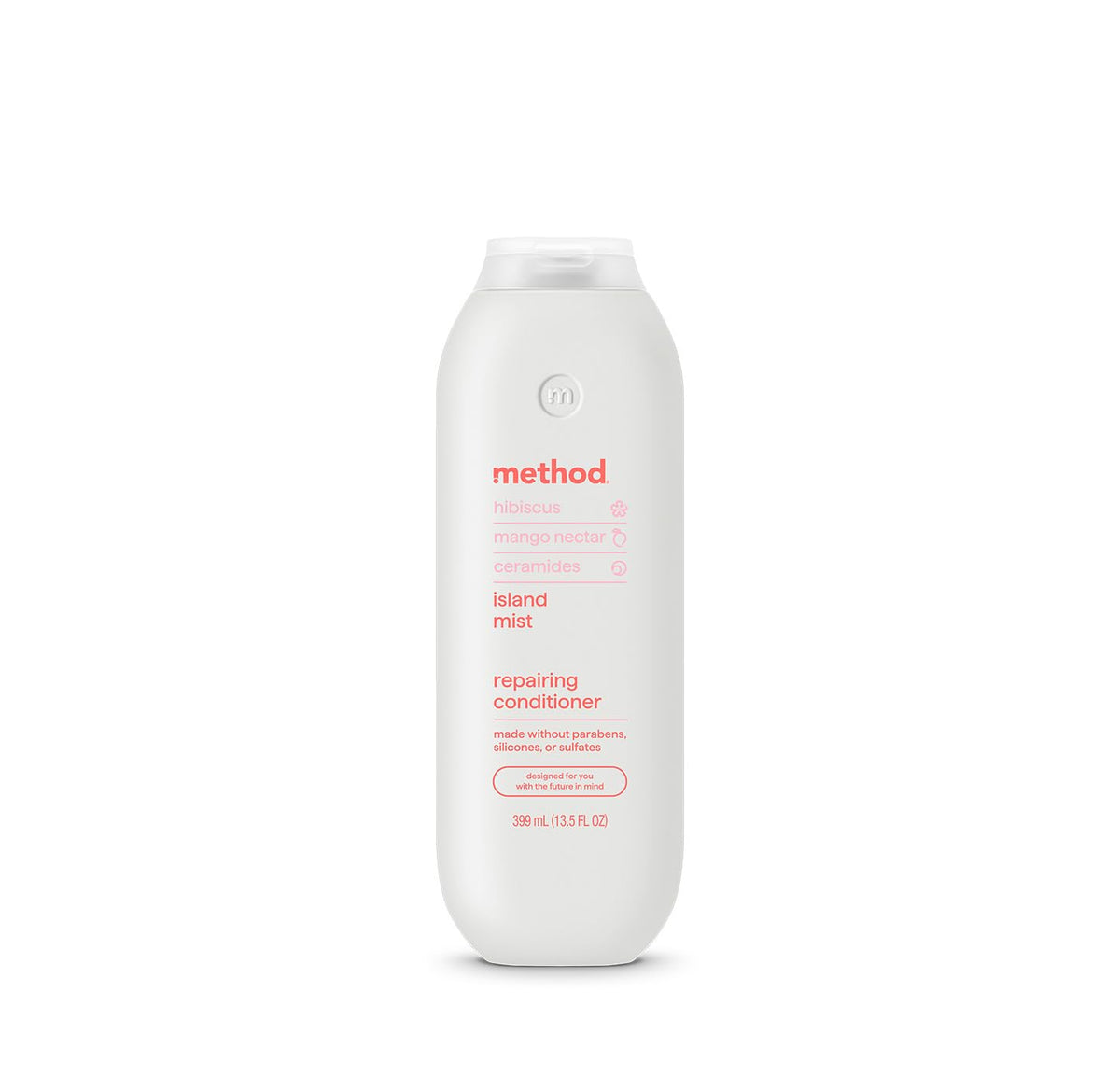 Method front packaging showing Island Mist bottle and bright label benefits