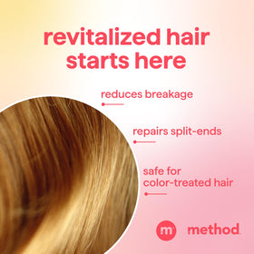Method Island Mist scent notes with hibiscus and mango to evoke tropical fragrance
