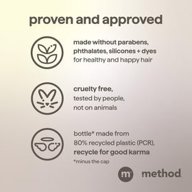 Method Men in-shower use on man demonstrating quick 2-in-1 convenience