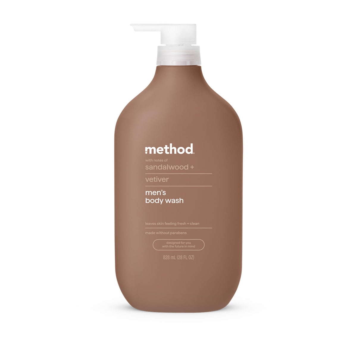 Method Men front bottle showing label and scent benefits