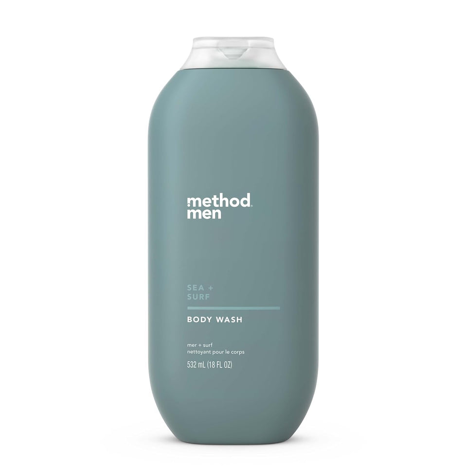 Method front packaging showing 18 oz bottle and clean label for easy identification