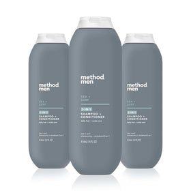 Method front packaging showing sea + surf scent and 14 oz size benefit clarity
