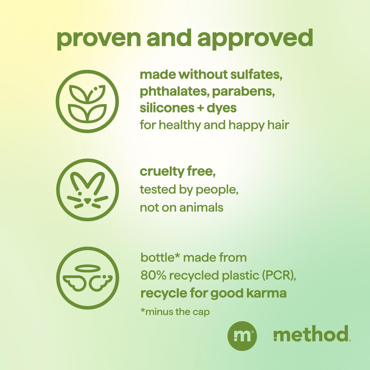 Method sunflower oil droplet detail illustrating shine and softening benefits