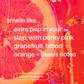 Method pink grapefruit tub cap detail highlighting recyclable PCR packaging