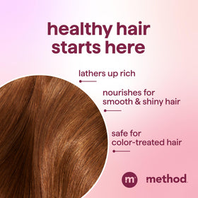 Method before and after on fine hair displaying fuller, lifted results