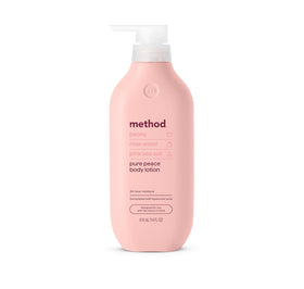 Method Pure Peace front packaging showing bottle and calming label benefits