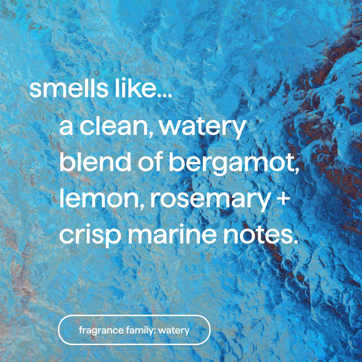 Method close-up of Sea Minerals gel texture highlighting gentle, moisturizing lather
