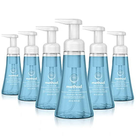Method bottle front packaging showing label and sea minerals scent benefit