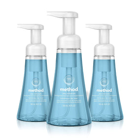 Method Sea Minerals front packaging showing three bottles and label benefits