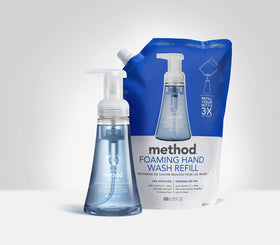 Method ingredient label on pouch, plant-based biodegradable formula listed
